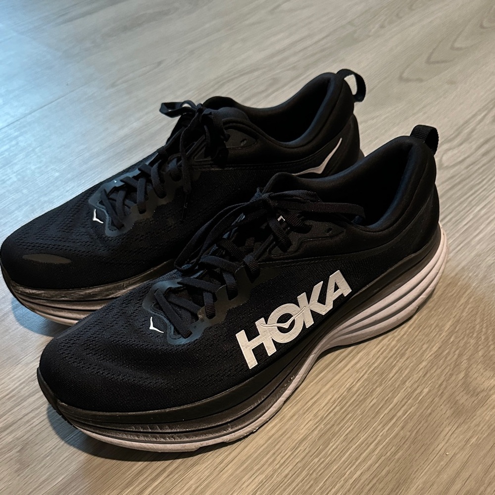 Hoka Black Athletic Sneakers